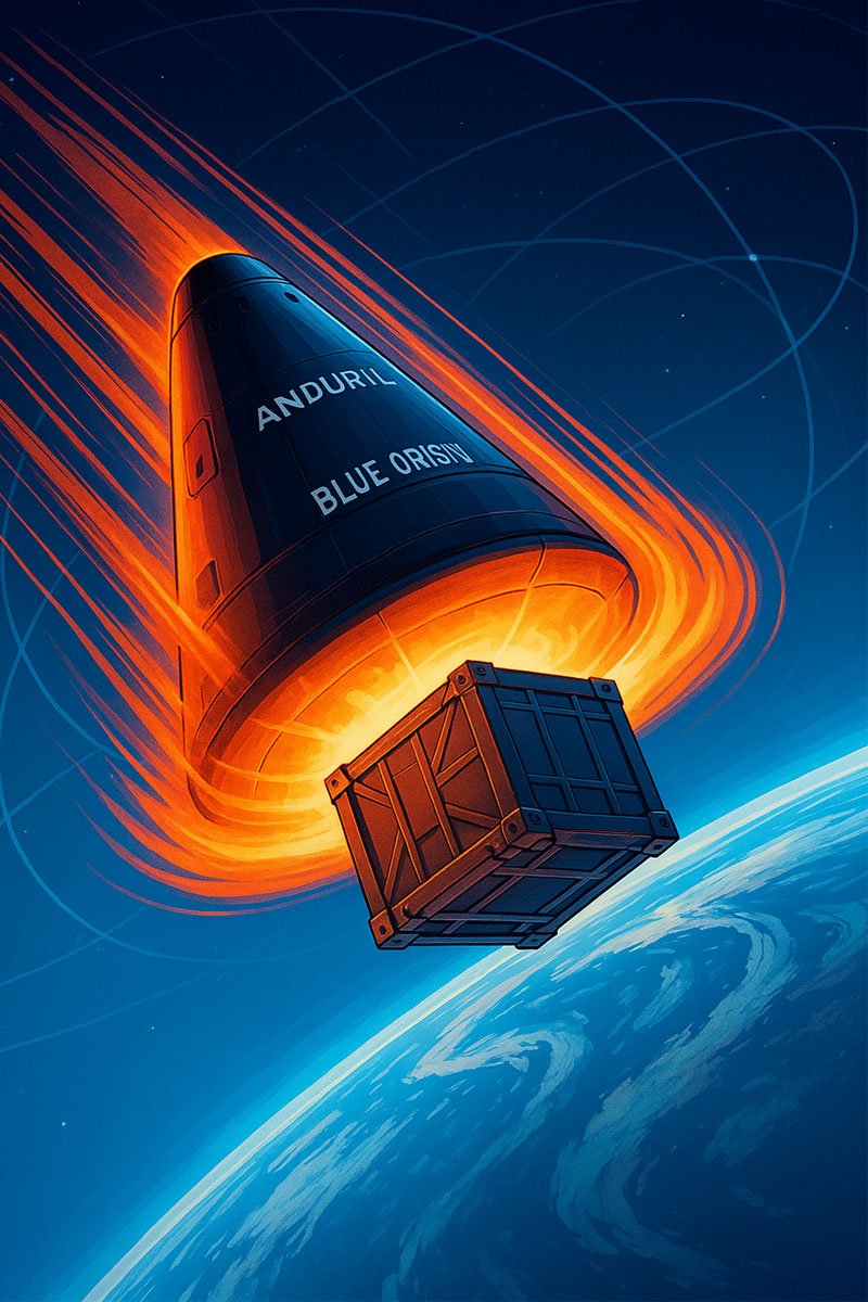 Next-Gen Reusable Spacecraft - How Anduril and Blue Origin Are Pioneering Rapid Cargo Return from Orbit
