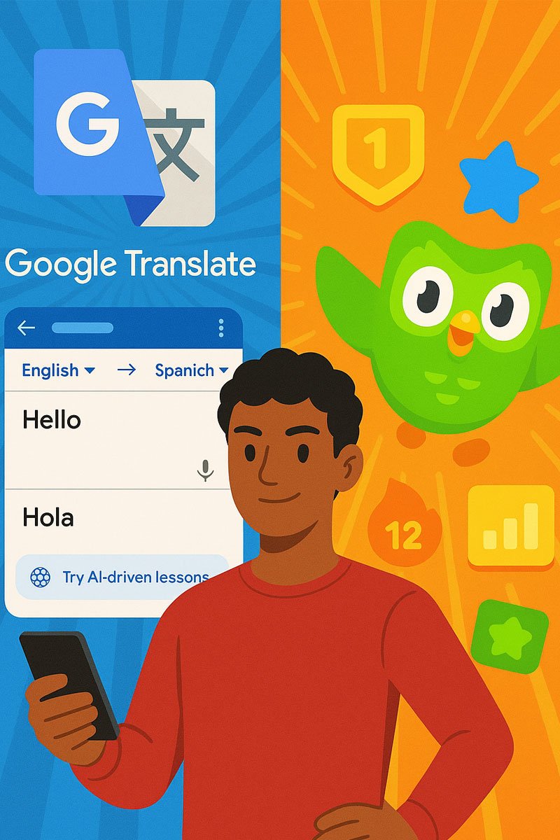 Google Translate Challenges Duolingo with New Language Learning Tools