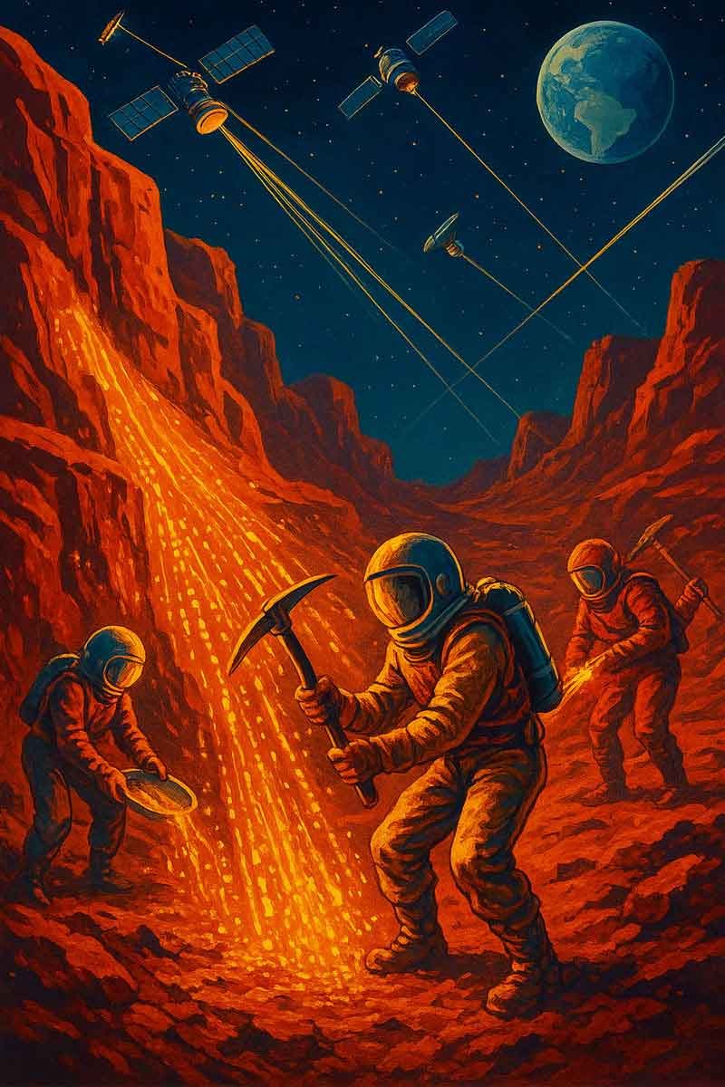 Mars Data Rush - The Battle for the Red Planet's Digital Frontier