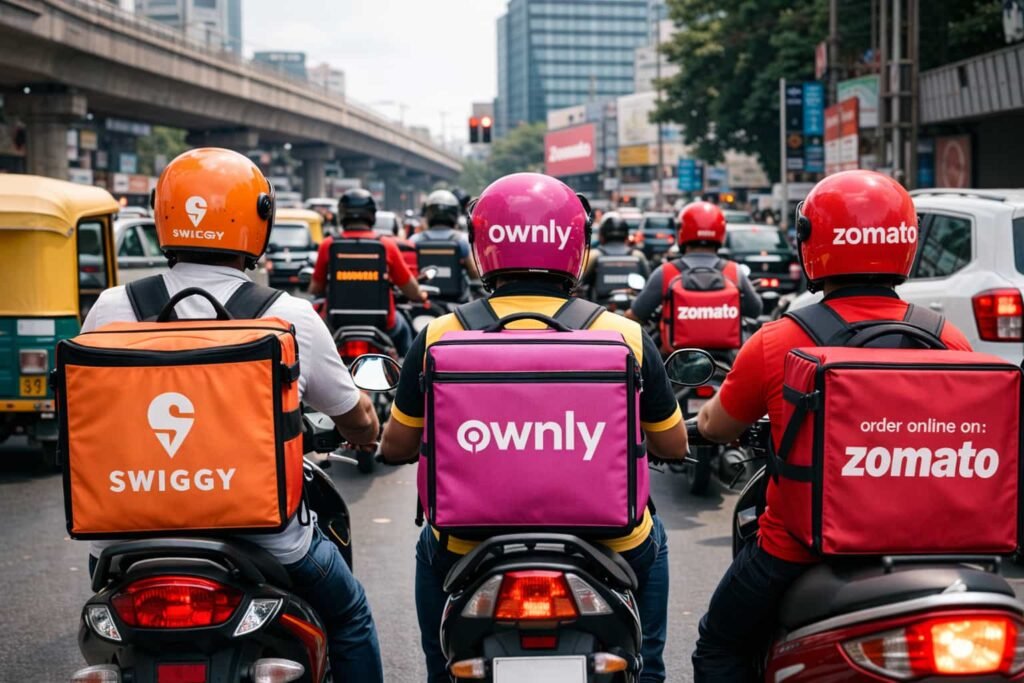 Competition in India food delivery market