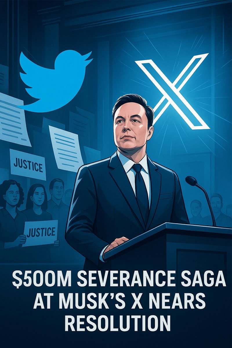 $500M Severance Saga at Musk’s X Nears Resolution