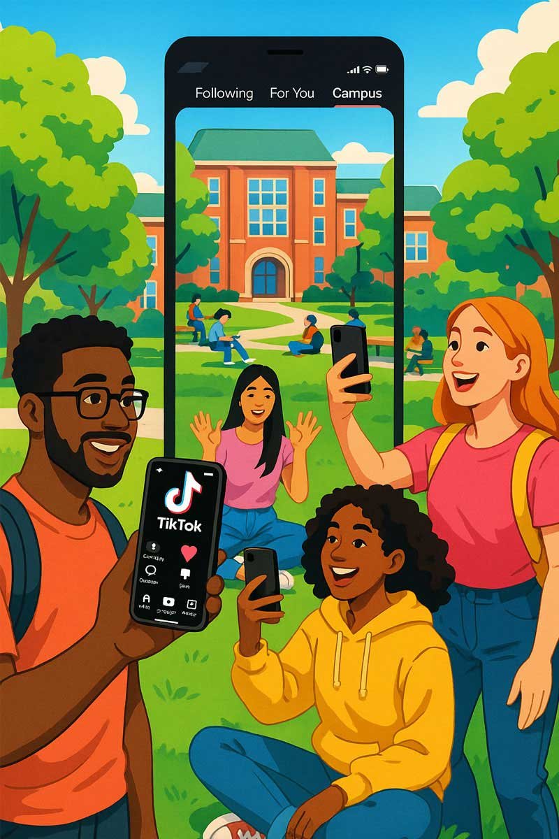 TikTok Rolls Out New Feature to Help College Students Connect