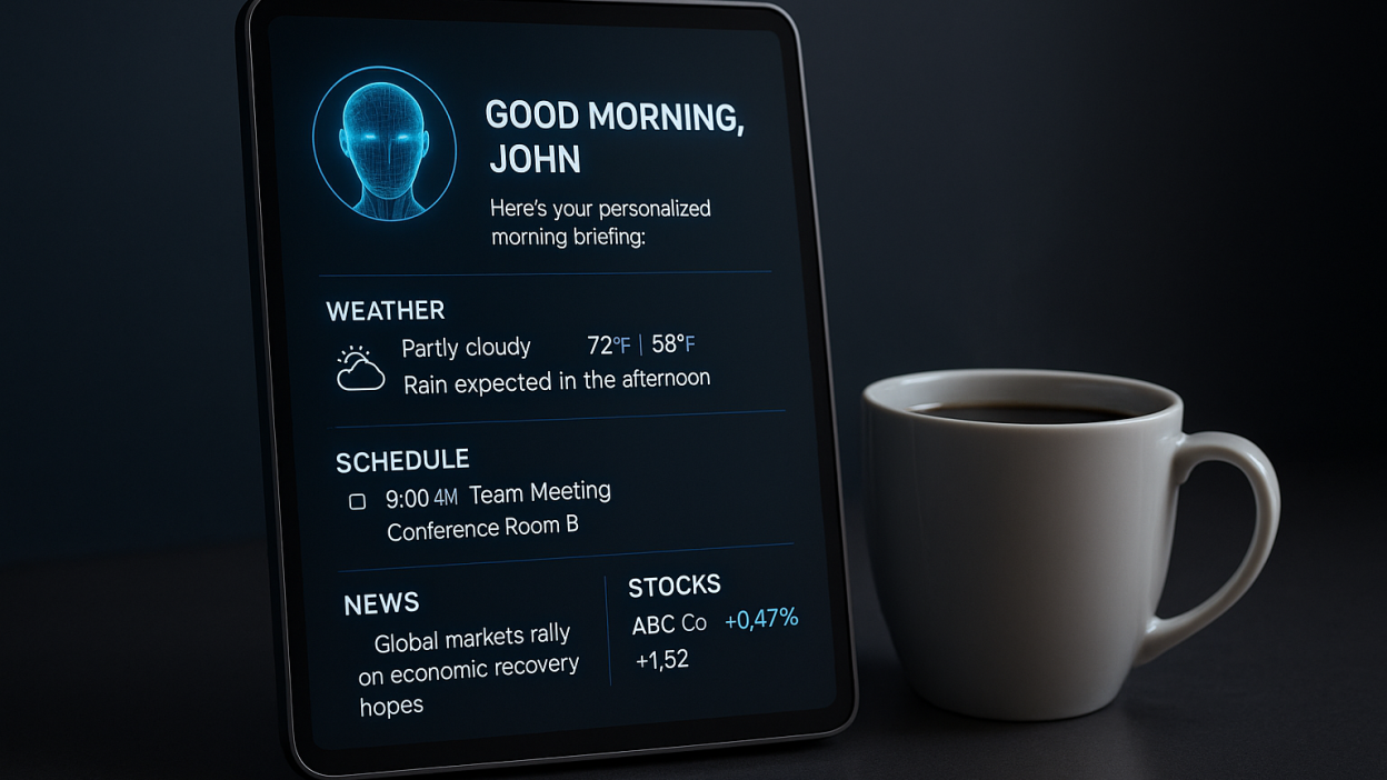 Start your day with clarity.