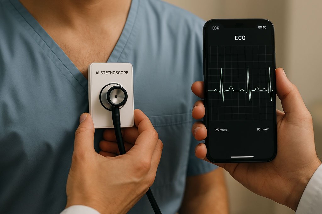 AI Stethoscope Revolutionizes Heart Disease Detection in Seconds