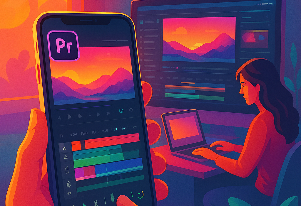 Adobe Premiere on iPhone enabling professional mobile video editing