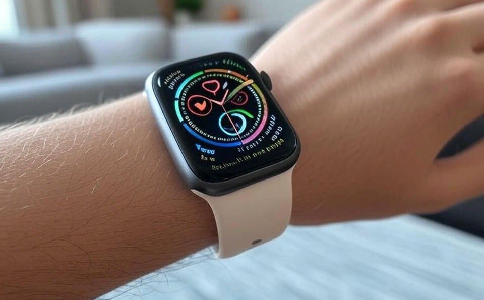 Apple Watch SE 3 in action.