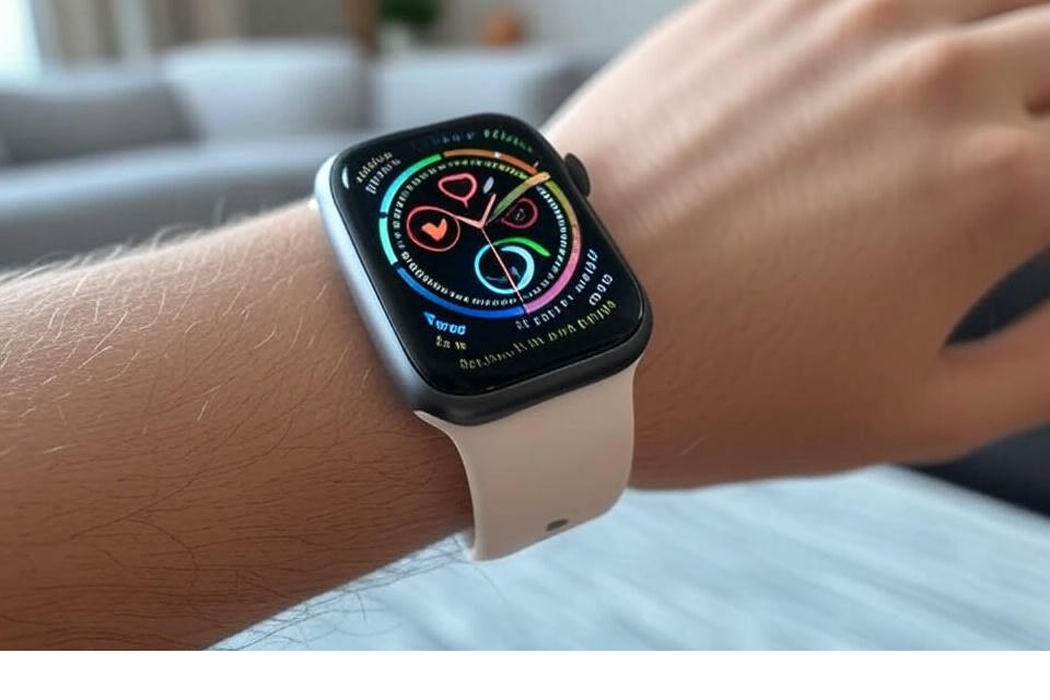 Apple Watch SE 3 in action.