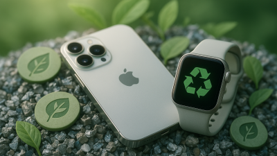 Apple integrates recycled materials into iPhones and watches, leading the way in sustainable technology for a cleaner future