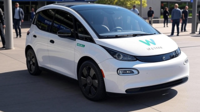 Waymo’s self-driving car at San Francisco International Airport