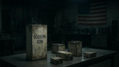 Abandoned US battery lab with sodium-ion prototypes.