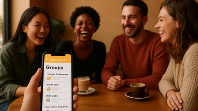 Bumble BFF’s new groups feature.