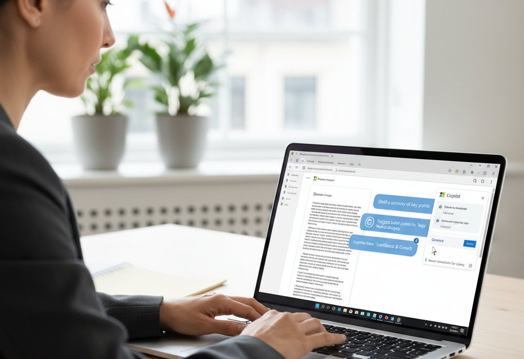 Microsoft Office Copilot Chat in action