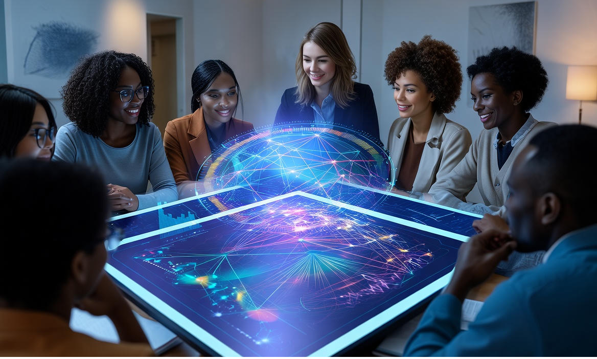 AI facilitating consensus among diverse groups of people.