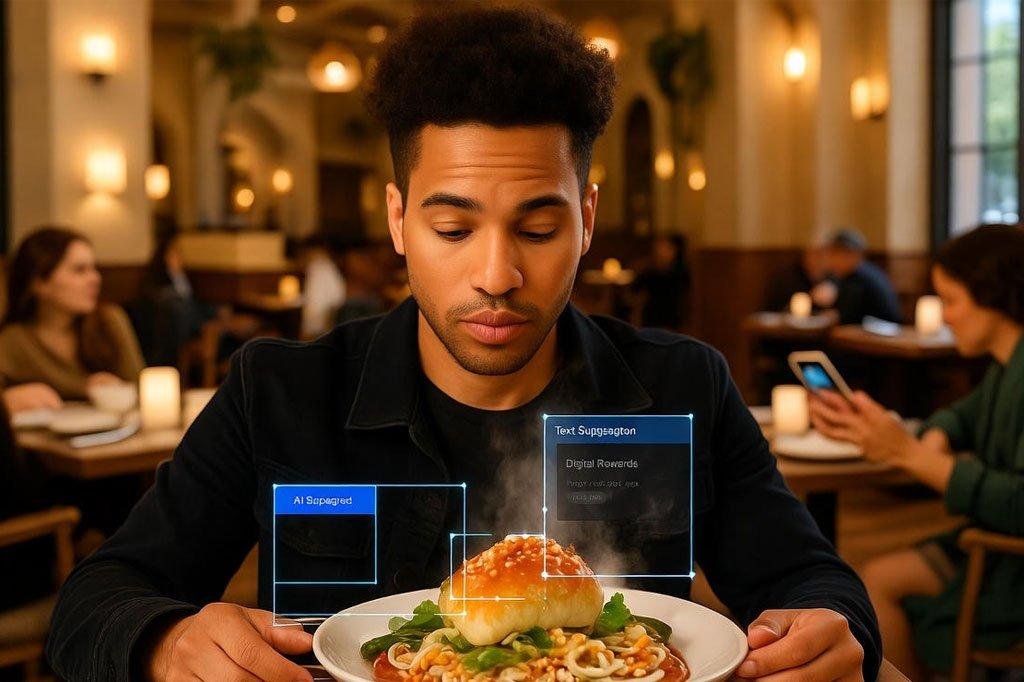 Visualize short-form videos, AI editing tools, and dine-in rewards driving engagement for restaurants and users.