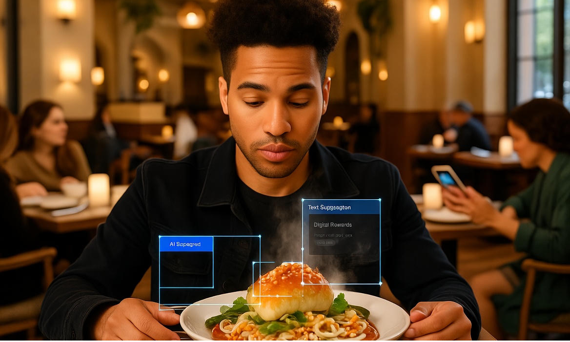 Visualize short-form videos, AI editing tools, and dine-in rewards driving engagement for restaurants and users.