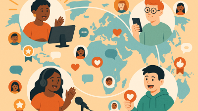 Illustration of Facebook fan challenges and personalized badges enhancing engagement.