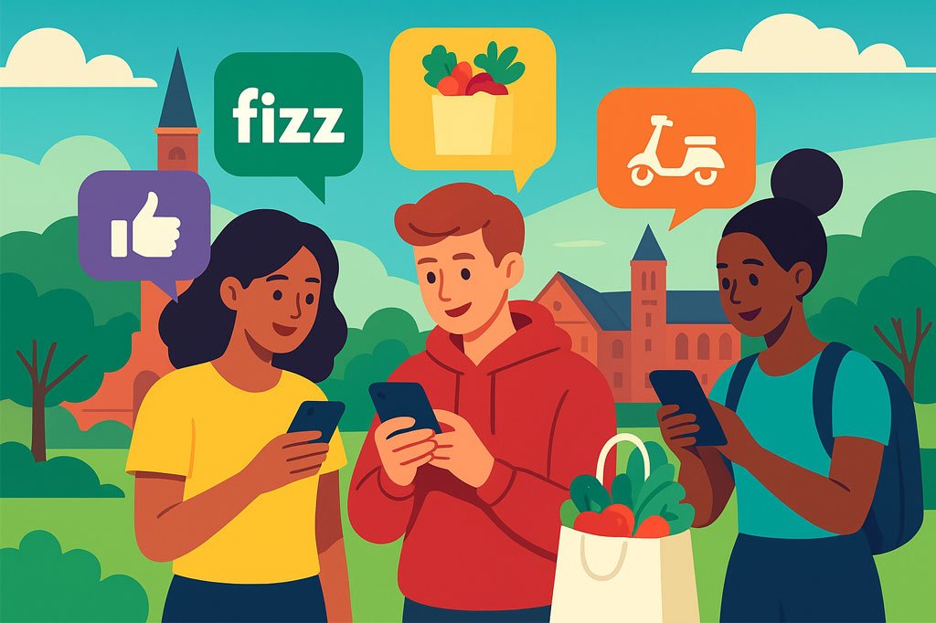 College Social App Fizz Reinvents Student Life with Grocery Delivery