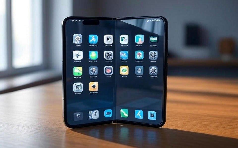 Foldable iPhone in Action