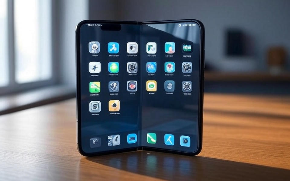 Foldable iPhone in Action