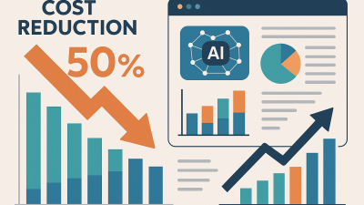 Futuristic visualization of sparse attention AI model reducing API costs by 50%.