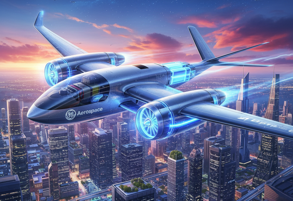 Hybrid-electric aircraft developed through GE Aerospace and Beta Technologies partnership