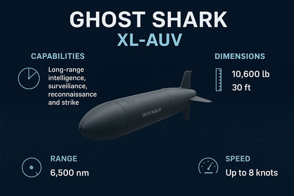 Australia Advances XL Undersea Vehicle Deployment with Ghost Shark
