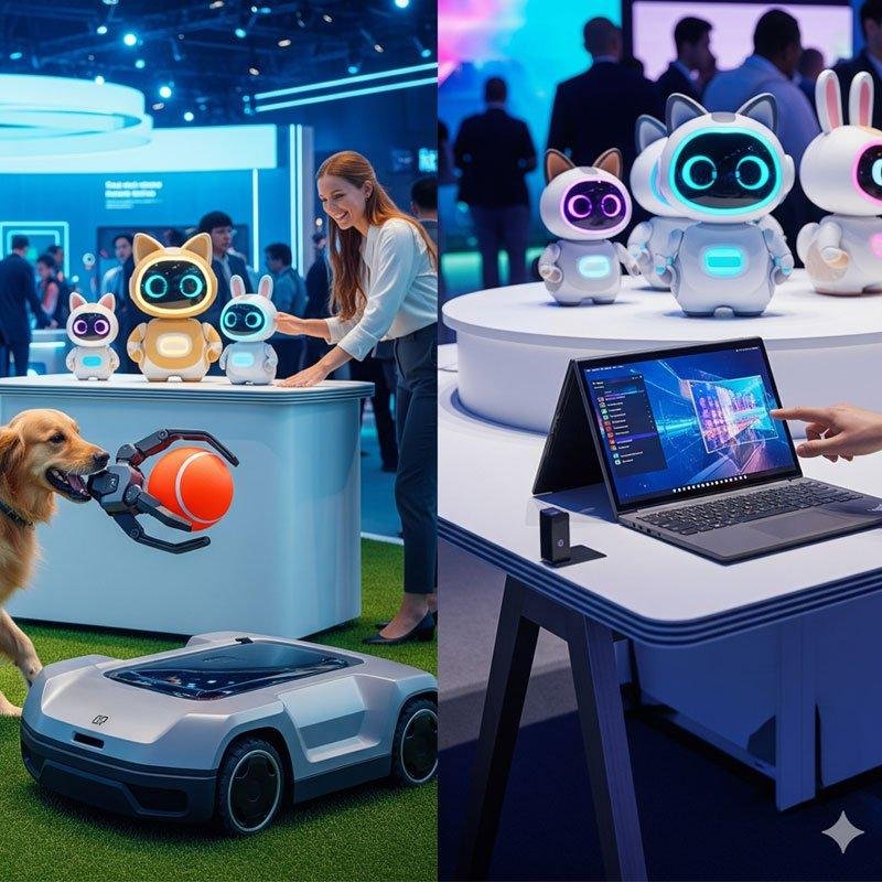IFA 2025 futuristic gadgets: robomower, AI pets, Lenovo swivel laptop