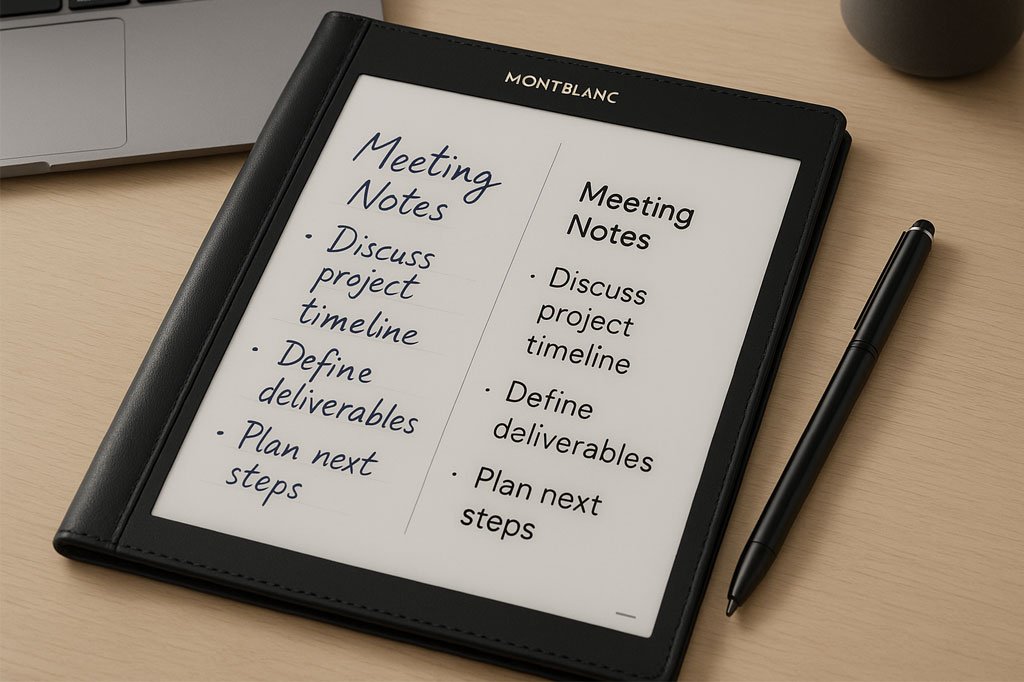 Montblanc Launches Digital Notepad