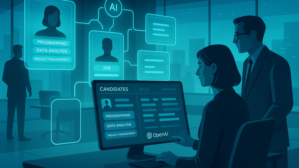 OpenAI AI hiring platform matching candidates to jobs based on skills