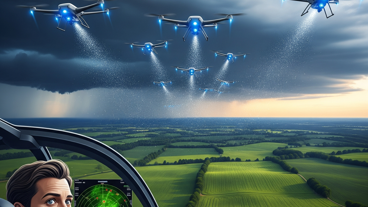 Pilot Union Pushes Back: FAA Faces Scrutiny Over Rainmaker’s Drone Cloud-Seeding Proposal