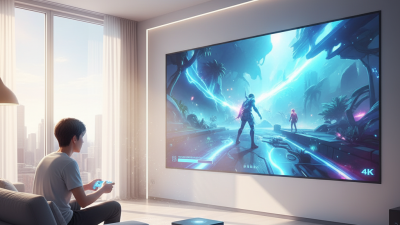 Ultra-bright 4K projector delivering immersive gaming in daylight