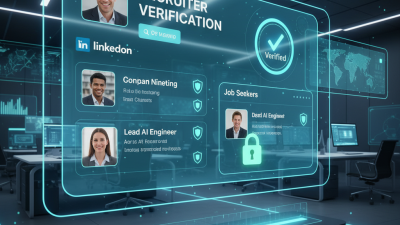 LinkedIn recruiter verification feature ensuring safe and transparent job hunting