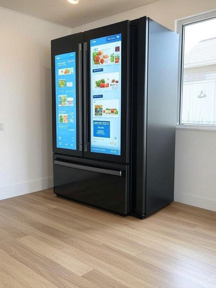 Samsung’s smart fridge with integrated ads.