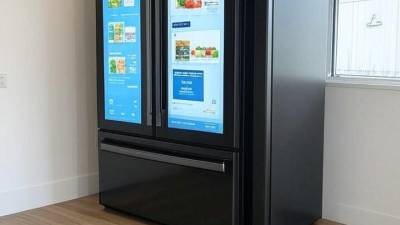 Samsung’s smart fridge with integrated ads.