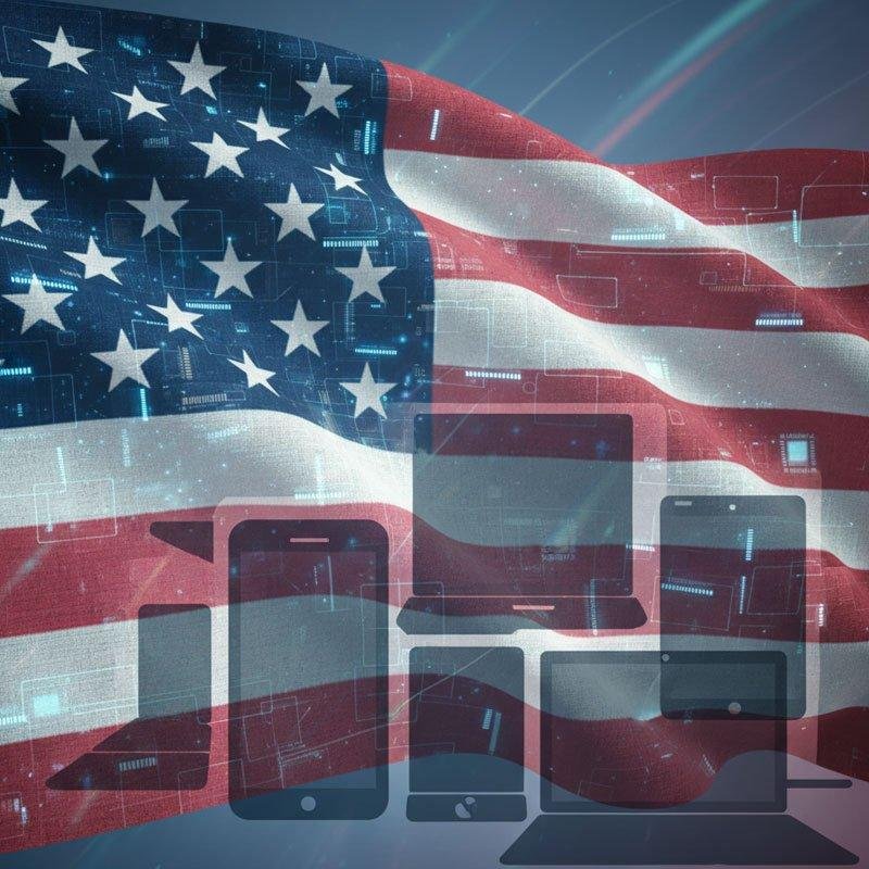 Visualizing the intersection of technology, national policy, and consumer electronics — where semiconductors drive both innovation and strategic decisions.