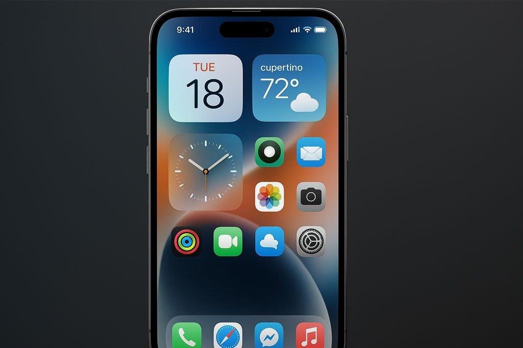 iOS 26 Liquid Glass Home Screen