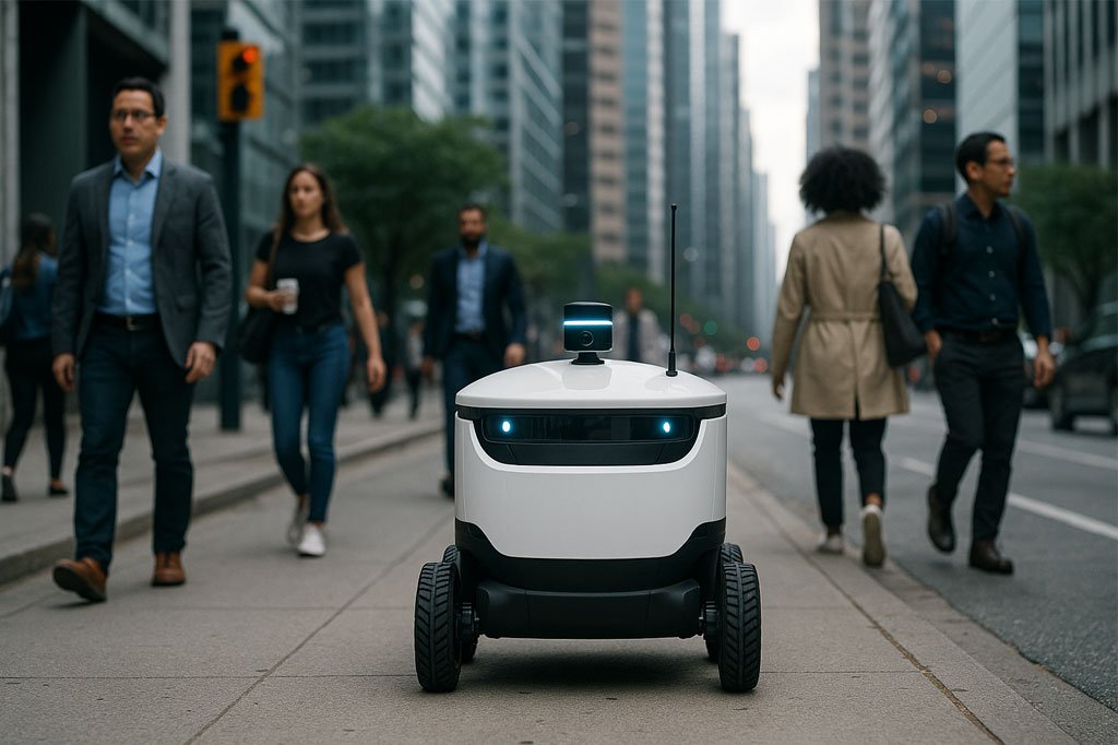 Autonomous Delivery Robot in Action