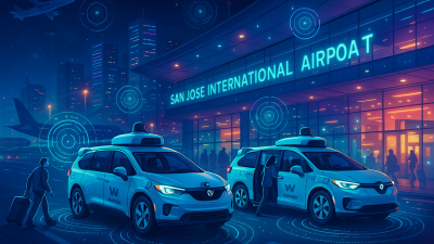 Waymo robotaxis serving passengers at San Jose Airport