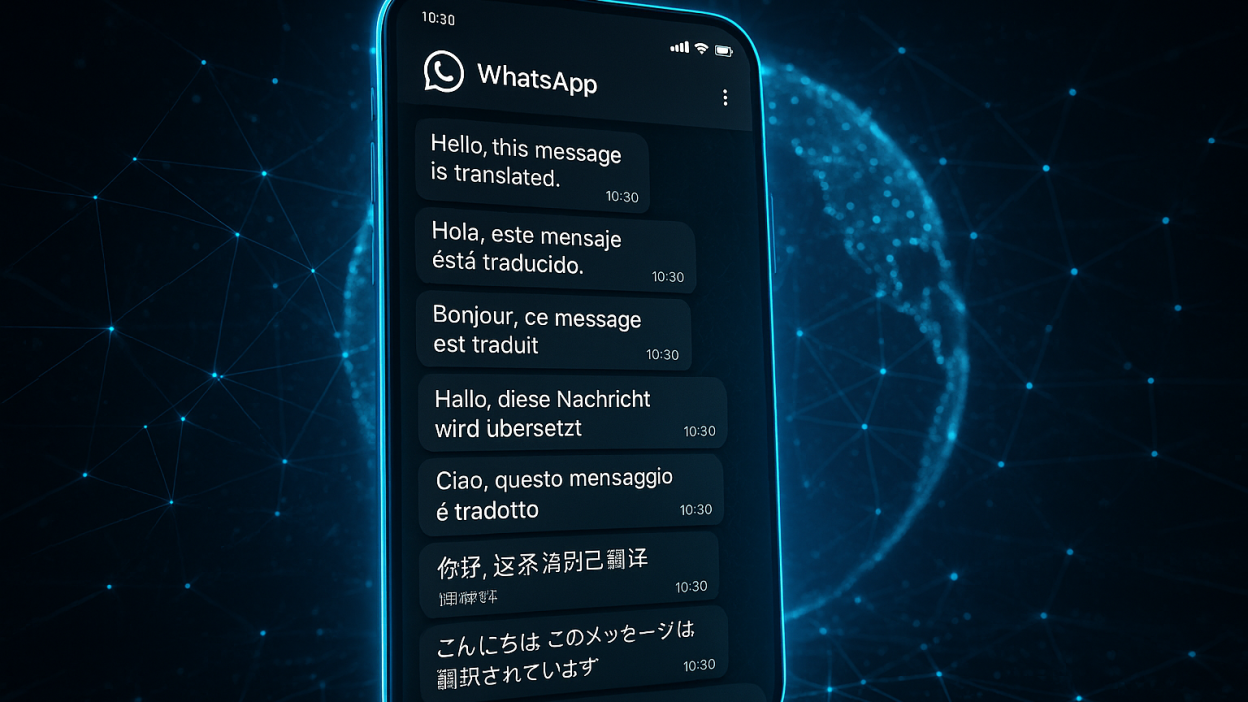 Breaking barriers with in-app translation.