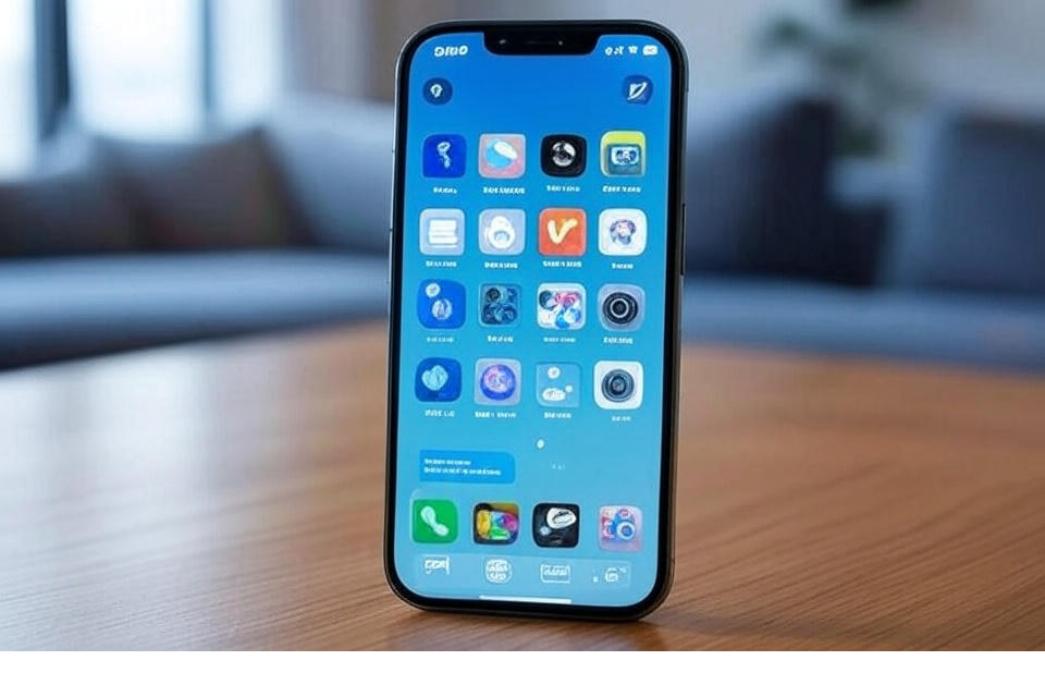 iOS 26 Liquid Glass Home Screen