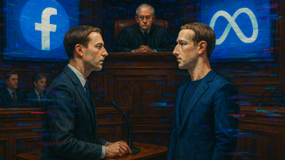 Mark Zuckerberg lawsuit mistaken identity courtroom with lawyer vs CEO