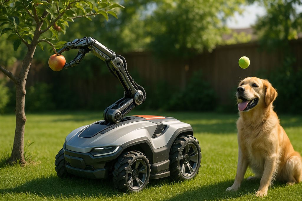 NexLawn Master X Series Robot Mower – Cuts Grass, Picks Fruit & Plays Fetch