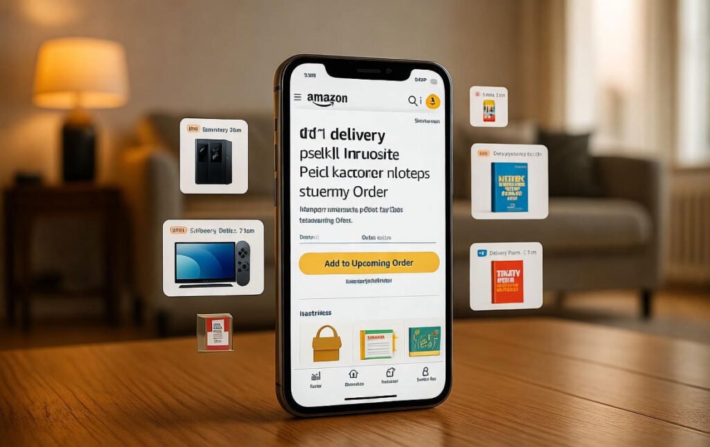 Amazon introduces one-tap feature for Prime members to add items to upcoming deliveries.