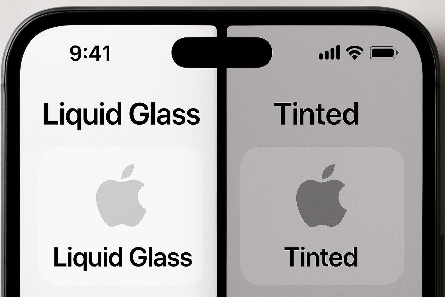 Switch from Liquid Glass to Tinted Mode for Reduced Glare and Enhanced Comfort