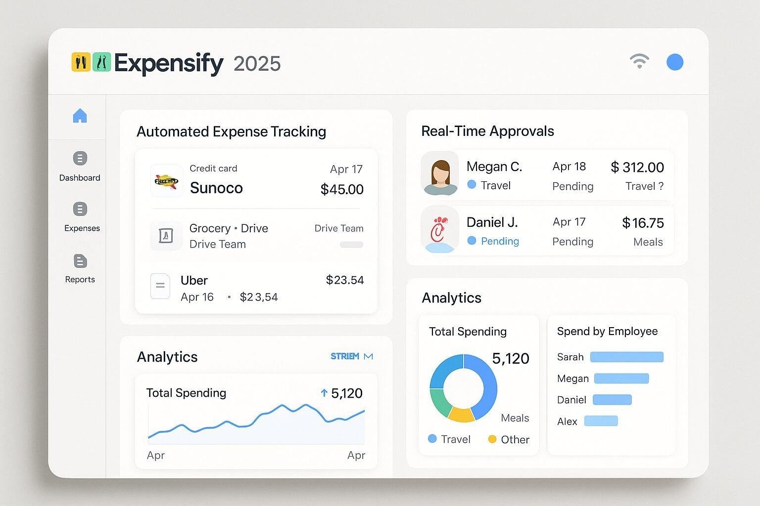 Centralized expense management for modern teams with AI-powered insights.