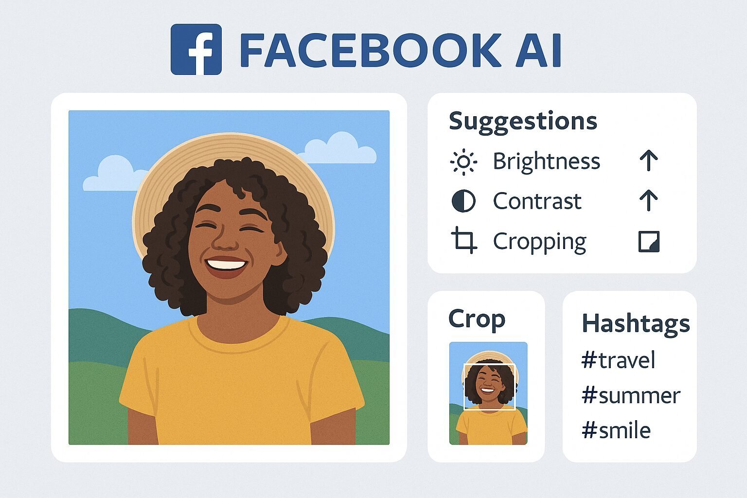 AI previews your photos before you upload