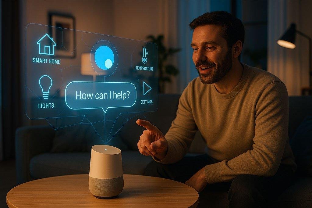 Next-gen speaker delivering AI-driven smart home control