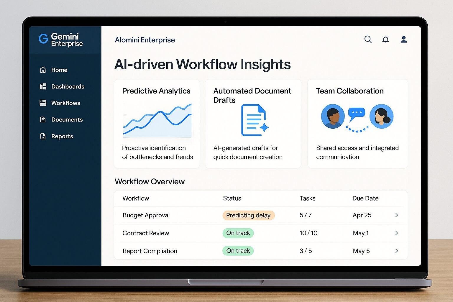 Google’s Gemini Enterprise streamlines tasks and enhances workplace efficiency.