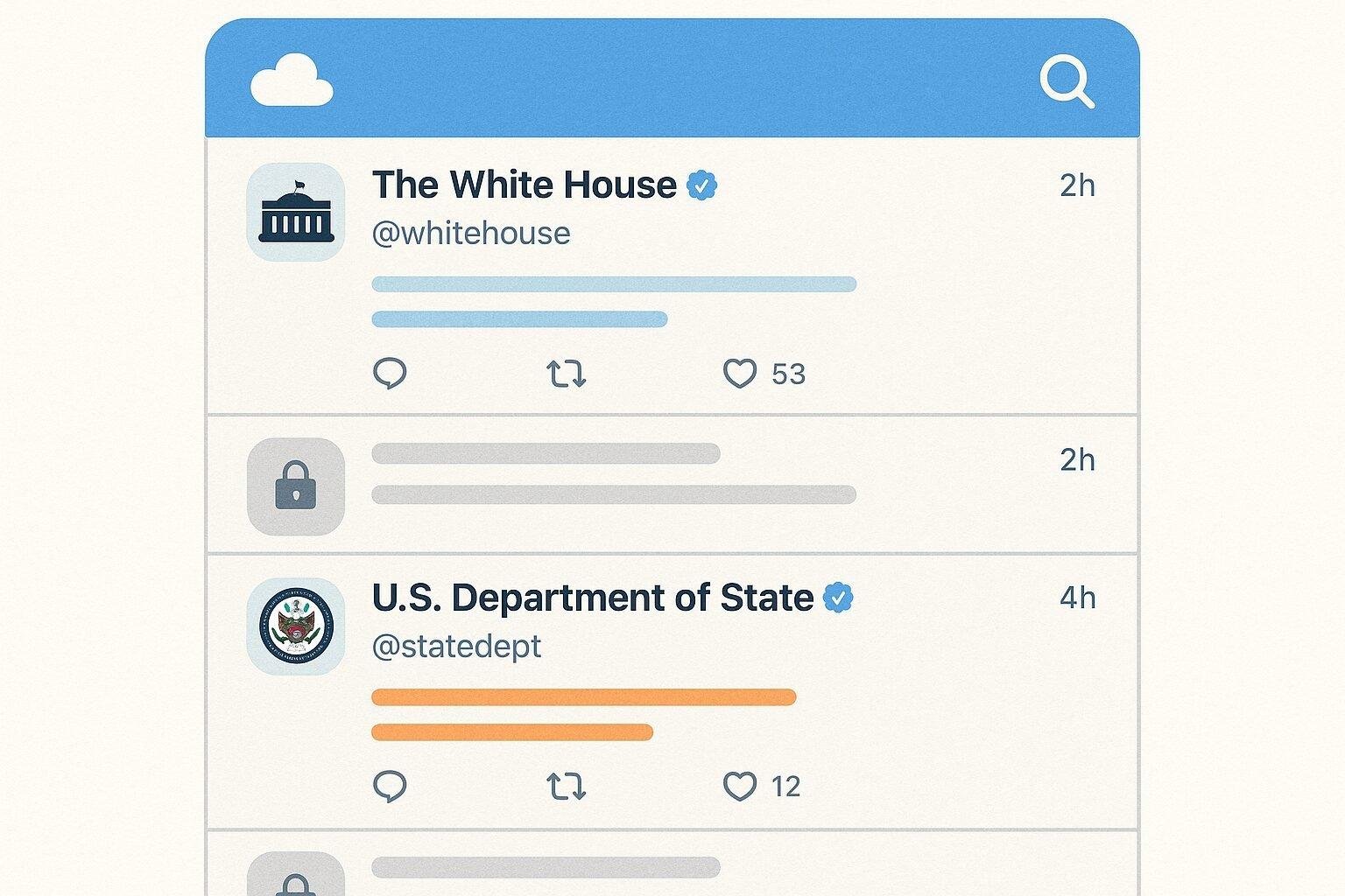 Institutional accounts face record block rates on decentralized social platforms.