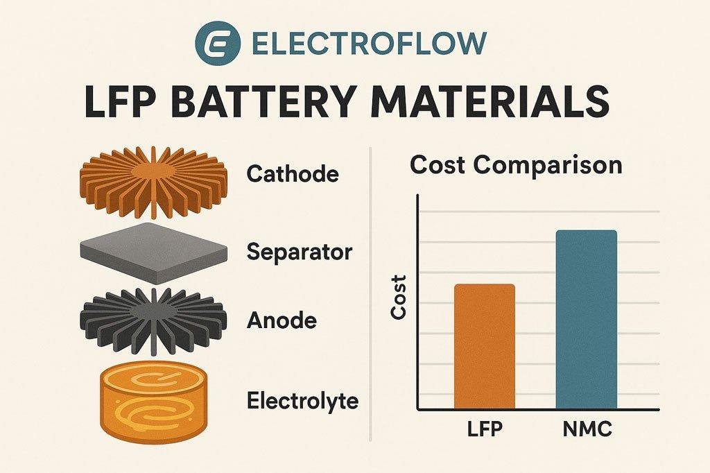 Advanced LFP production process by Electroflow